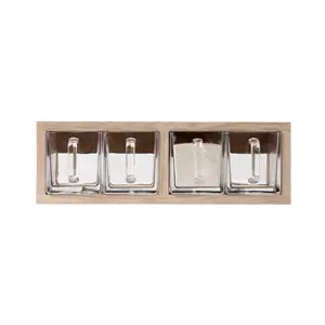 Andersen Furniture - Hylde - A-Organizer Shelf - 4 skuffer - Eg - L17 x B52 x H18 cm